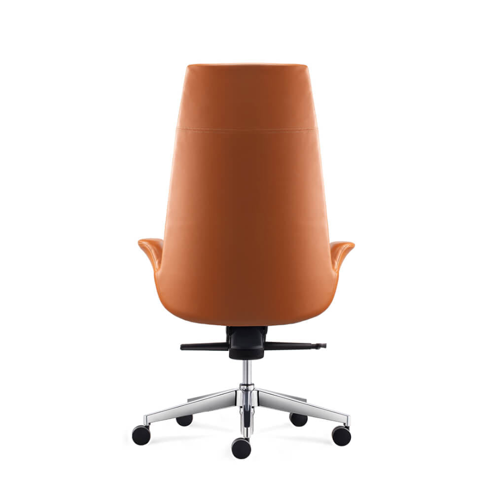 เก้าอี้ผู้บริหารหนังแท้ DF PROCHAIR รุ่น Rise Chair สีน้ำตาล
